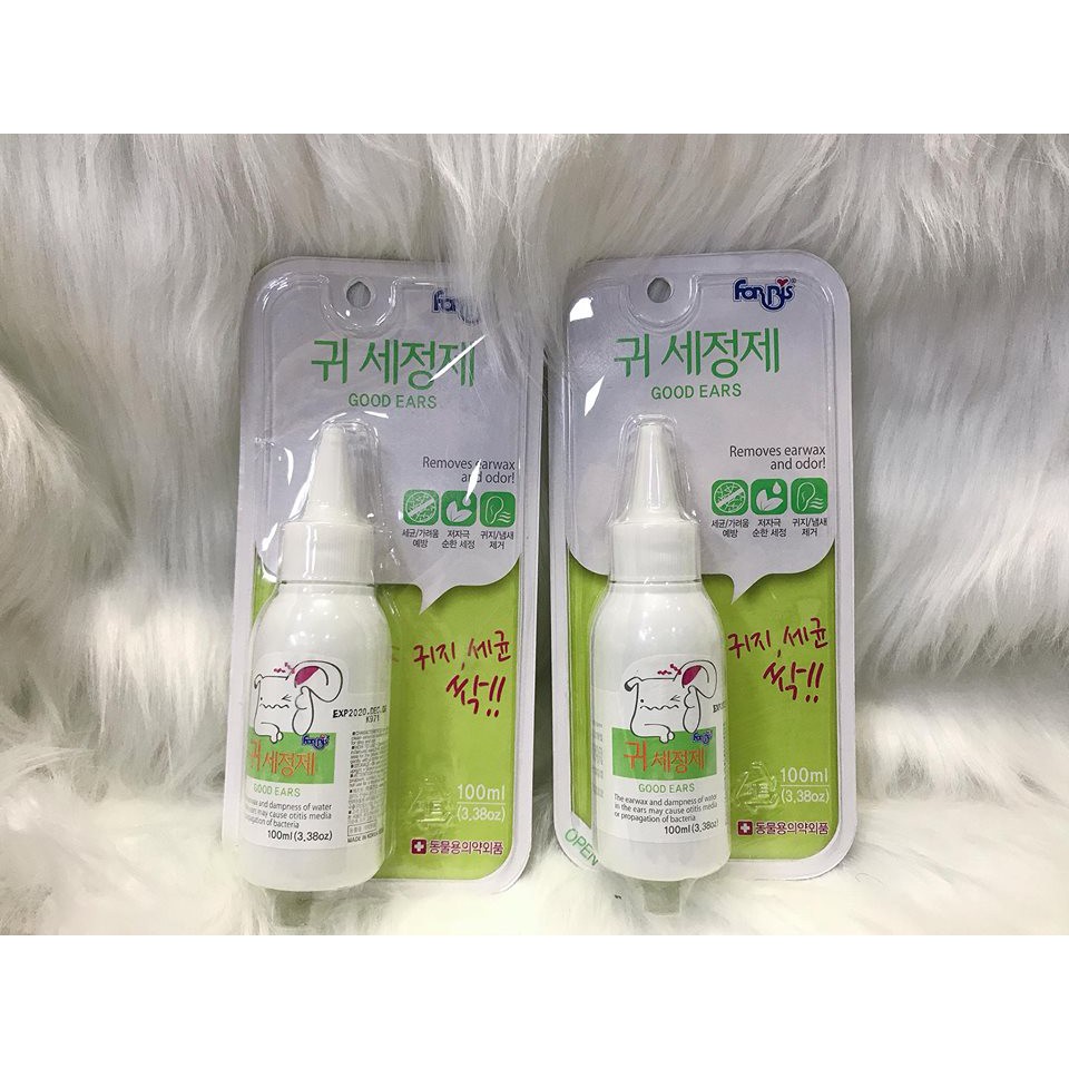 dung dịch vệ sinh tai mèo